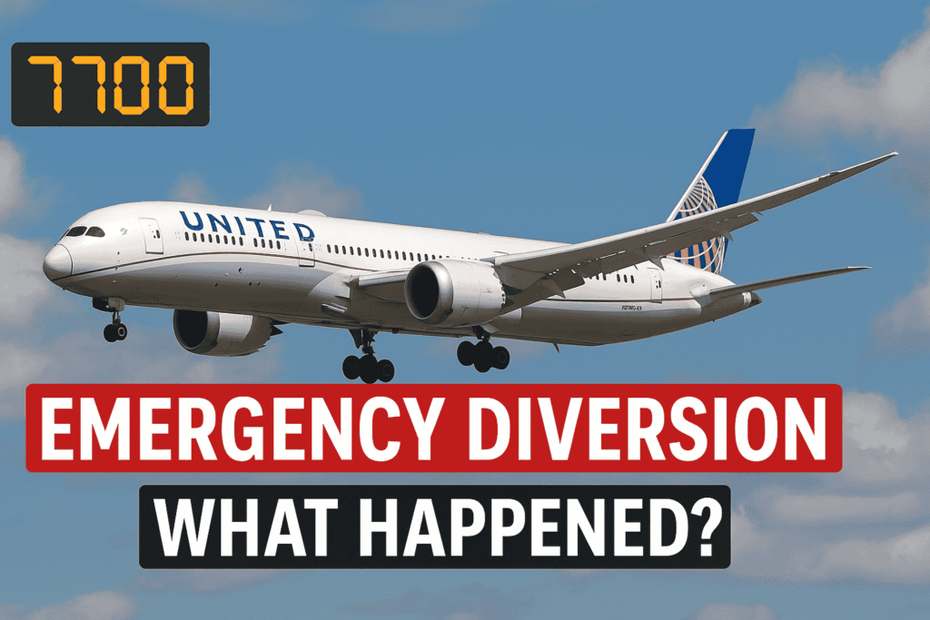 United Airlines Flight UA770 Emergency Diversion